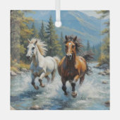 Ornement En Verre Cheval (Recto)