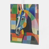 Ornement En Verre Cheval des couleurs (Avant gauche)