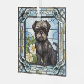 Ornement En Verre Chien Affenpinscher (Avant gauche)
