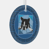 Ornement En Verre Chiot triste (Avant droite)