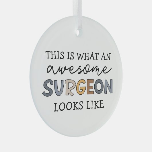 Ornement En Verre Chirurgien Drôle Awesome Chirurgien (Avant droite)