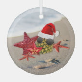Ornement En Verre Christmas Starfish Beach (Recto)