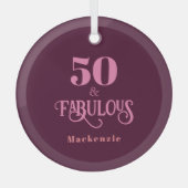 Ornement En Verre Cinquante et fabuleuse Bourgogne (Recto)