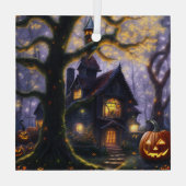 Ornement En Verre citrouille/automne/automne/Halloween (Verso)