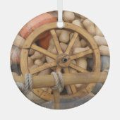 Ornement En Verre Citrouille d'automne (Recto)