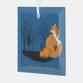 Ornement En Verre Citrouilles de la forêt Red Fox (Avant gauche)