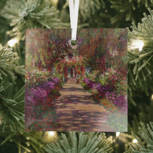 Ornement En Verre Claude Monet | A Pathway à Monet's Garden (Insitu)