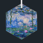 Ornement En Verre Claude Monet - Water Lilies, 1919,<br><div class="desc">Célèbre peinture de Water Lilies,  1919,  par Claude Monet</div>