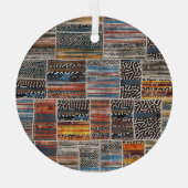 Ornement En Verre Collage de patchwork : Motif de surface composée (Verso)