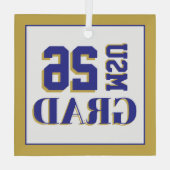 Ornement En Verre College Grad '26 (Verso)