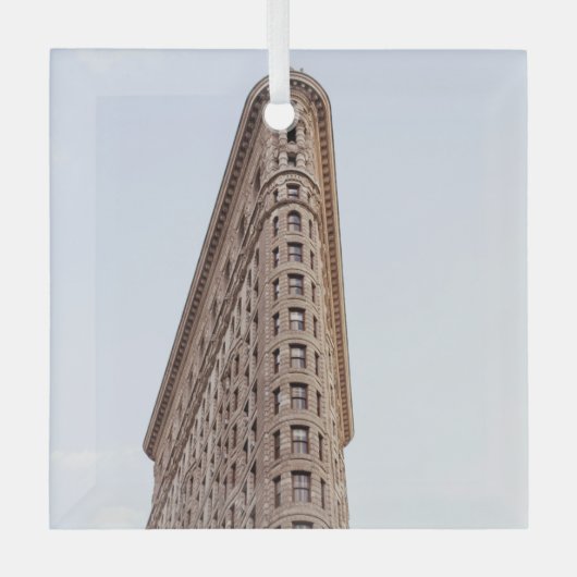 Ornement En Verre Construction de Flatiron (Recto)