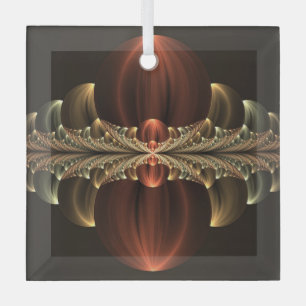 Ornement En Verre Construction d'Imaginaires Art Fractal Abstrait br