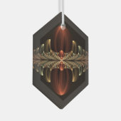 Ornement En Verre Construction d'Imaginaires Art Fractal Abstrait br (Avant droite)