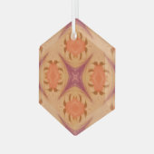 Ornement En Verre Coucher de soleil Abstrait (Avant gauche)