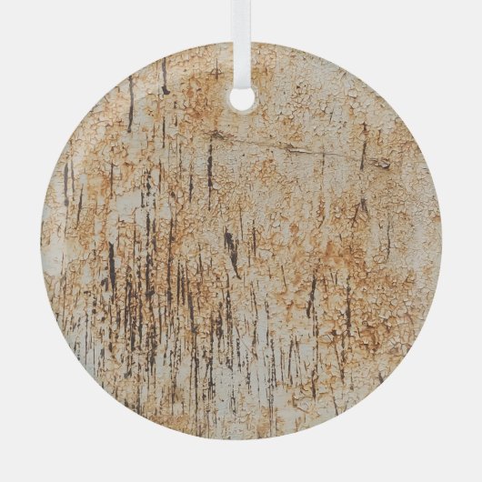 Ornement En Verre Couleurs rustiques entrelacées dans une texture mé (Recto)