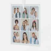 Ornement En Verre Créez vos propres angles ronds 9 Collage photo (Avant gauche)