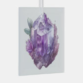 Ornement En Verre Créez Vos Propres Cristaux D'Améthyste Violet (Avant droite)