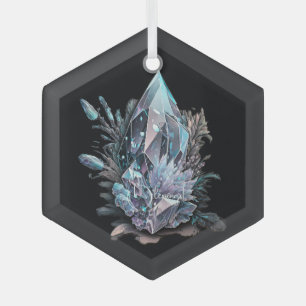 Ornement En Verre Créez vos propres cristaux d'argent