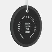 Ornement En Verre Créez votre propre (Avant droite)