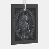 Ornement En Verre Créez votre propre astrologie mystique Sagittarius (Avant droite)