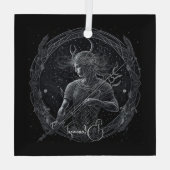 Ornement En Verre Créez votre propre astrologie mystique Sagittarius (Verso)