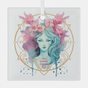 Ornement En Verre Créez Votre Propre Beau Zodiaque Vierge