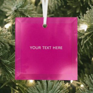 Ornement En Verre Créez votre propre carte postale d'invitation Mage