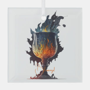 Ornement En Verre Créez votre propre chalice de feu