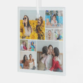 Ornement En Verre Créez votre propre collection de photos 8 (Avant gauche)