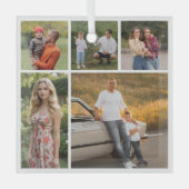 Ornement En Verre Créez votre propre collection photo 5 (Recto)