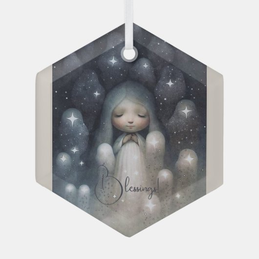 Ornement En Verre Créez votre propre Fée Twinkinkstar (Recto)