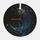 Ornement En Verre Créez votre propre lune magique (Verso)