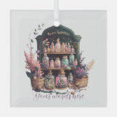 Ornement En Verre Créez votre propre pothécaire de sorcière (Recto)