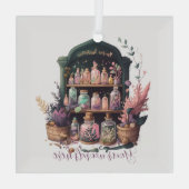 Ornement En Verre Créez votre propre pothécaire de sorcière (Verso)