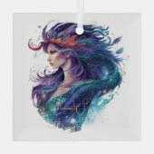 Ornement En Verre Créez Votre Propre Sirène Mythique (Verso)