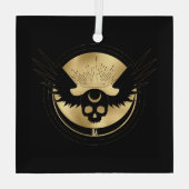 Ornement En Verre Créez votre propre Tarot Température Arcane Or (Verso)