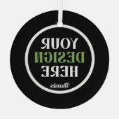 Ornement En Verre custom, unique, sleek & minimalist (Verso)