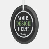 Ornement En Verre custom, unique, sleek & minimalist (Avant gauche)