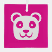 Ornement En Verre Cute Panda (Verso)