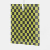 Ornement En Verre Cyber lyme checkerboard pattern (Avant gauche)