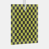 Ornement En Verre Cyber lyme checkerboard pattern (Avant droite)