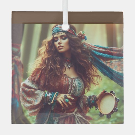 ORNEMENT EN VERRE DANSER GYPSI (Recto)