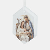 Ornement en verre de la Nativité (Avant gauche)