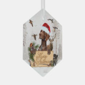 Ornement en verre de Noël Gsp (Avant droite)