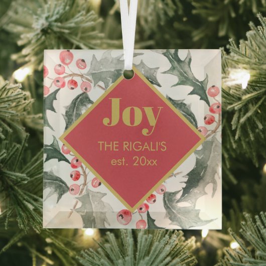 Ornement En Verre Décor de Noël (Insitu)