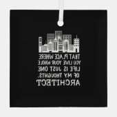 Ornement En Verre Définition de l'architecte (Verso)