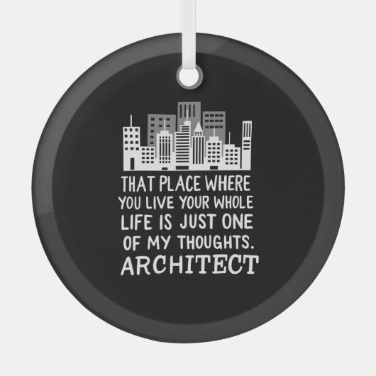 Ornement En Verre Définition de l'architecte (Recto)