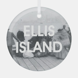 Ornement en verre d'Ellis Island ABH