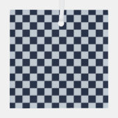 Ornement En Verre Denim rinse checkerboard pattern (Verso)