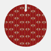 Ornement En Verre Digital Mughal : Textile Plante Artwork. (Verso)